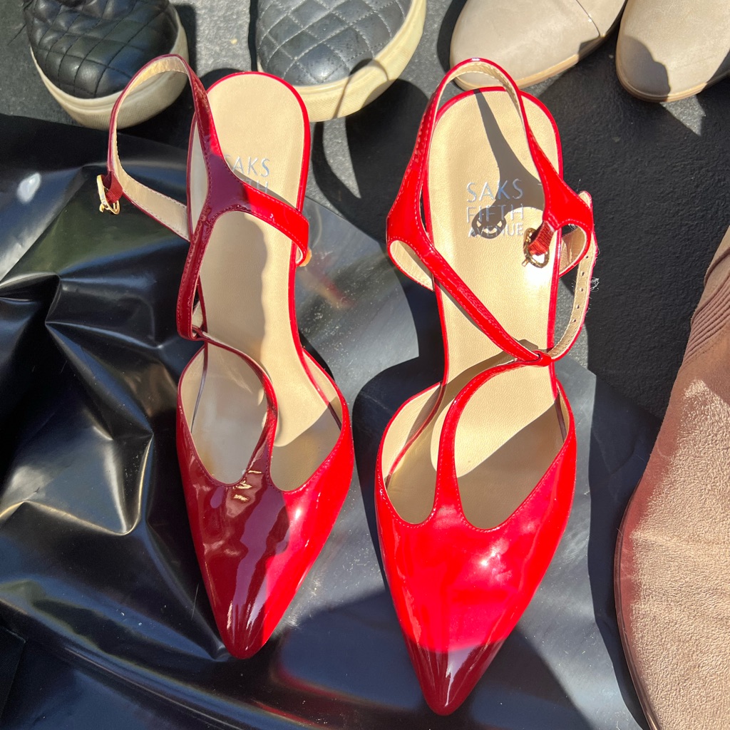 Saks Fifth Ave Red Heels